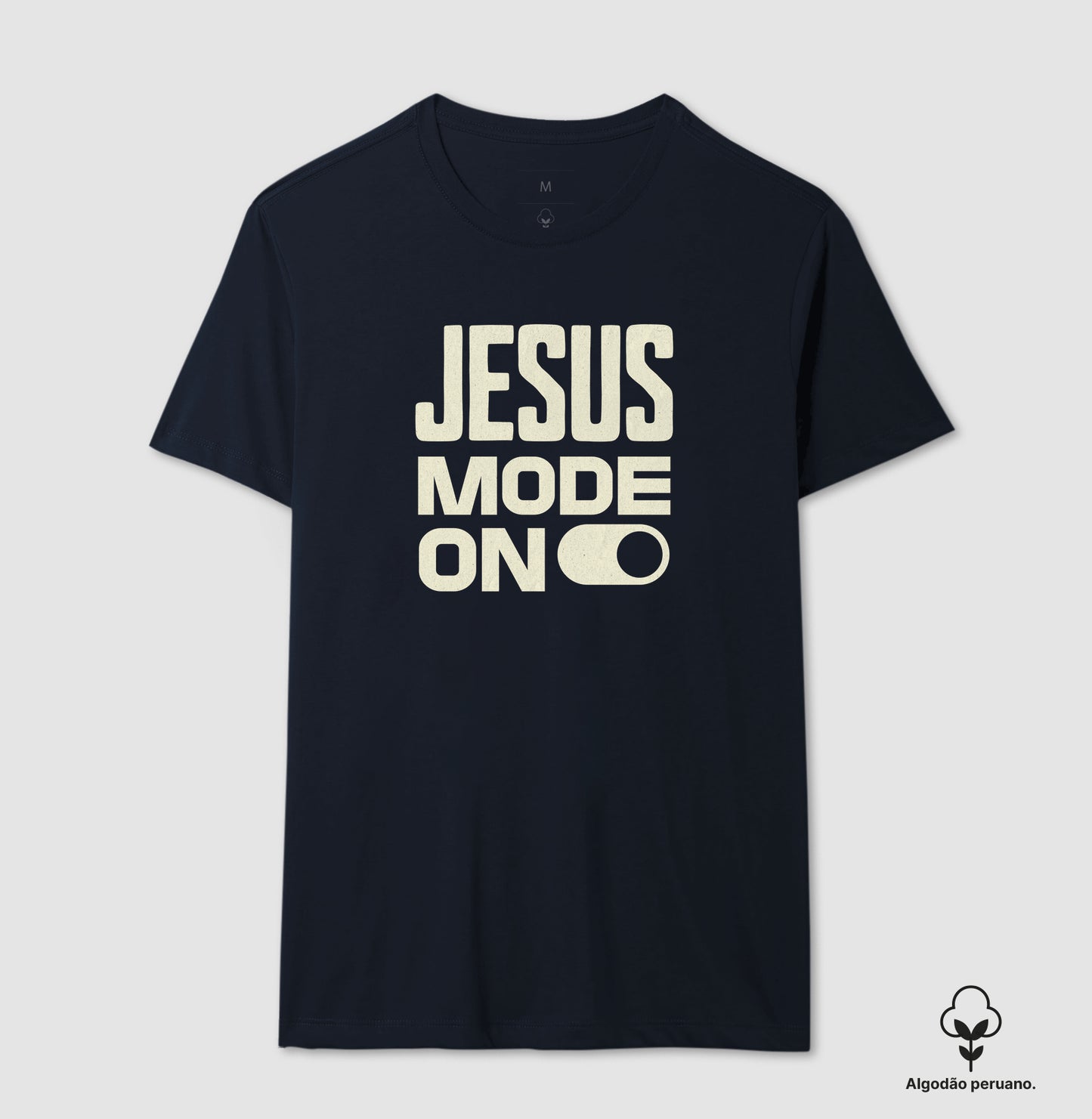 Camiseta algodão peruano Jesus Mode On