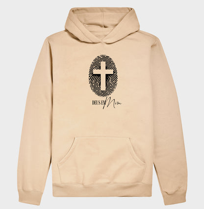 Moletom com capuz Deus em Mim