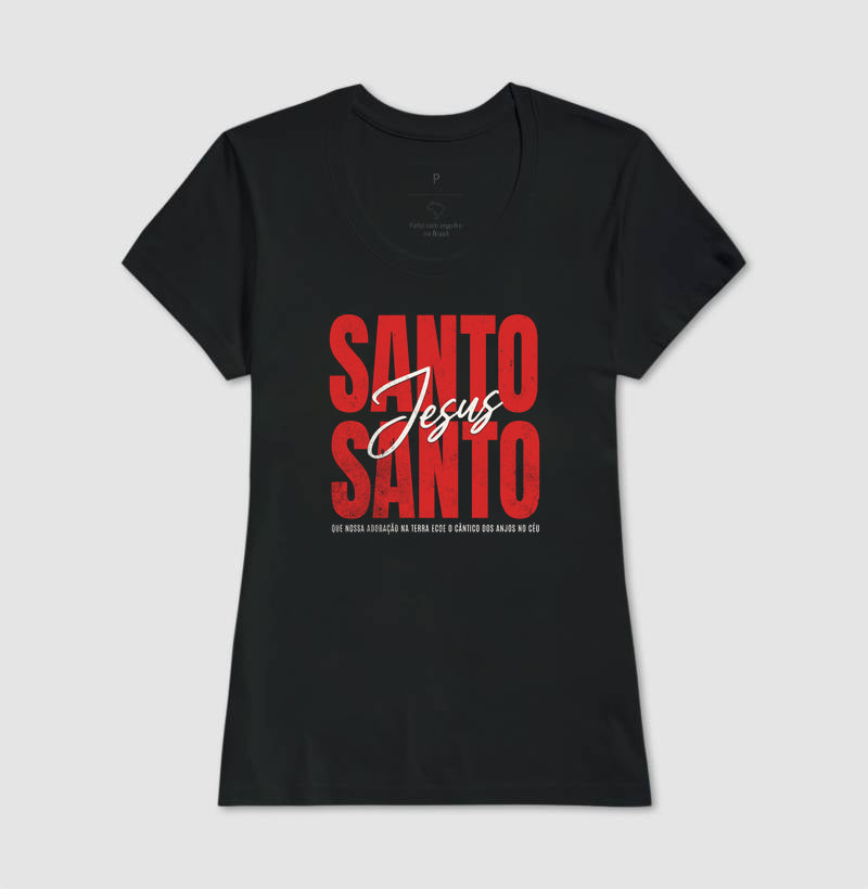 Camiseta Santo Santo - Jesus