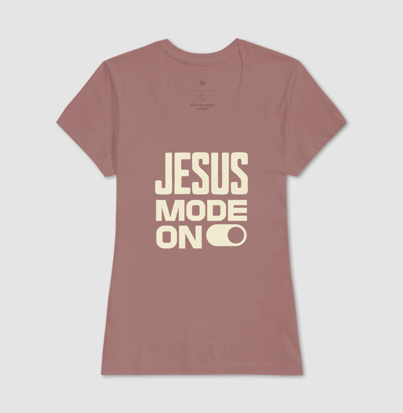 Camiseta Jesus Mode On