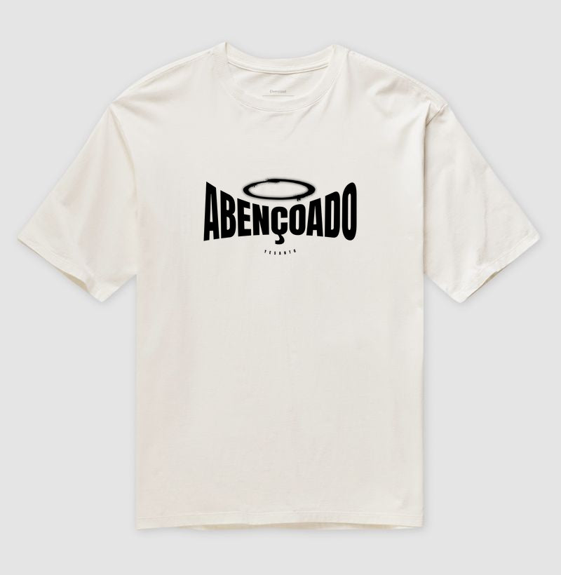 Camiseta Oversized Abençoado