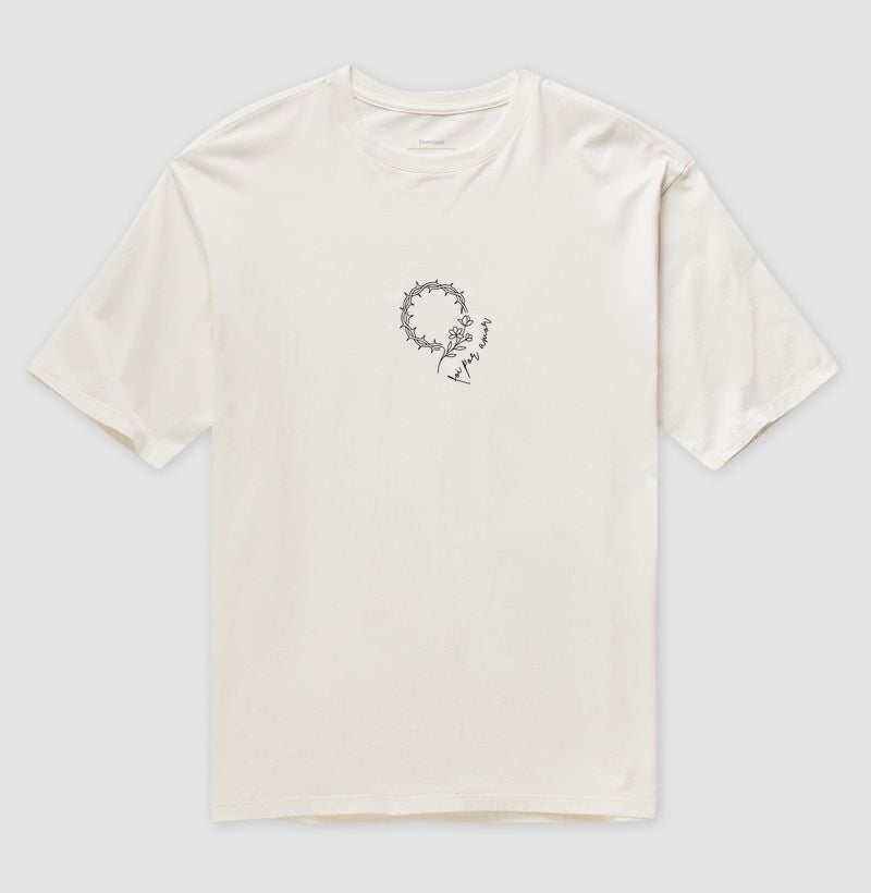 Camiseta oversized Foi por Amor