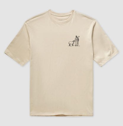 Camiseta oversized Ovelha e Pastor