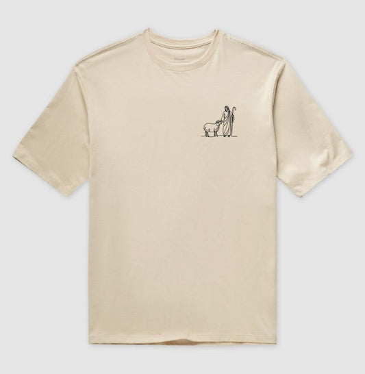 Camiseta oversized Ovelha e Pastor