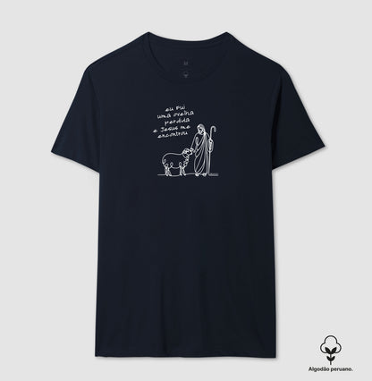 Camiseta algodão peruano Ovelha Encontrada