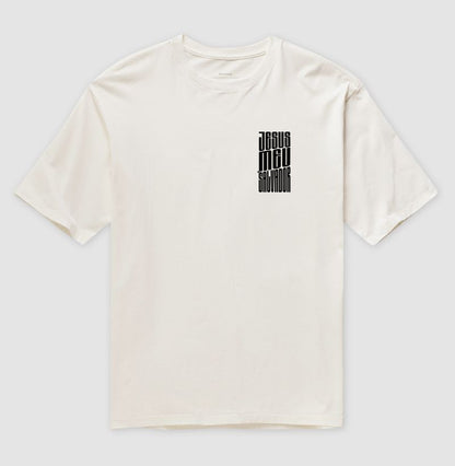 Camiseta oversized Jesus Meu Salvador