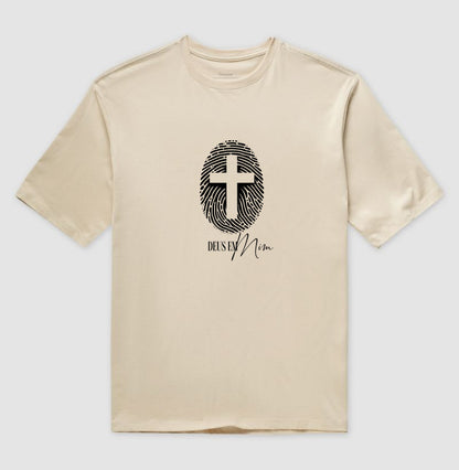 Camiseta oversized Deus em Mim