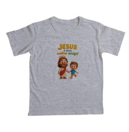 Camiseta infantil Meu melhor amigo