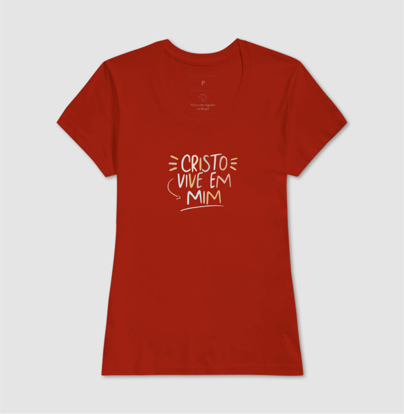 Camiseta Cristo Vive em Mim