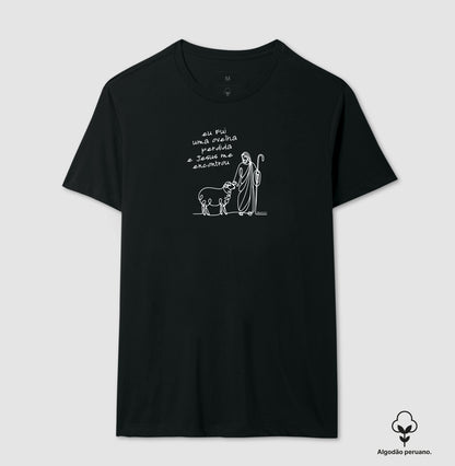 Camiseta algodão peruano Ovelha Encontrada