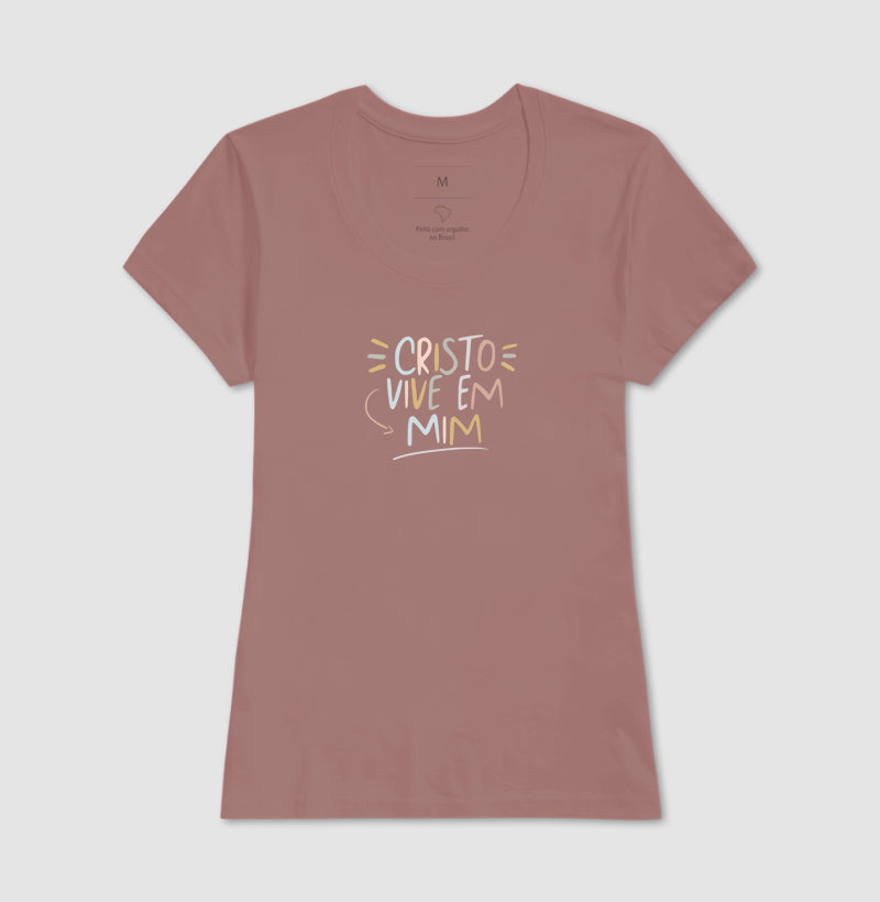 Camiseta Cristo Vive em Mim