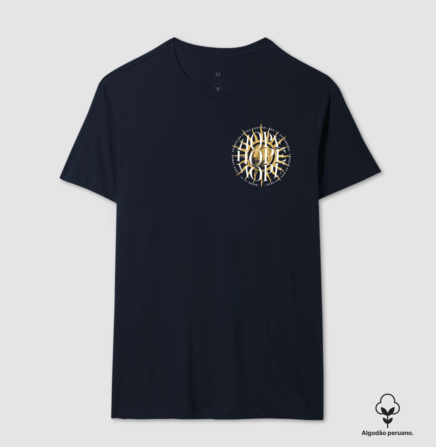 Camiseta algodão peruano Hope