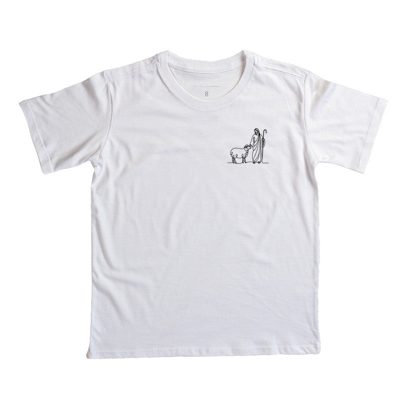 Camiseta Infantil Ovelha e Pastor