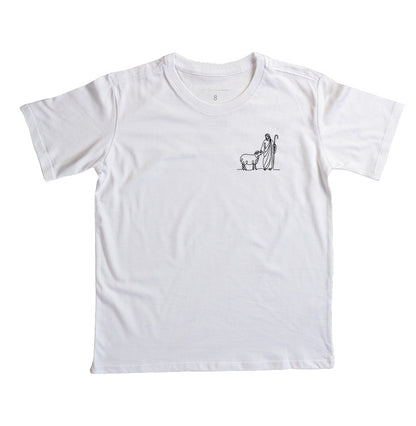 Camiseta Infantil Ovelha e Pastor