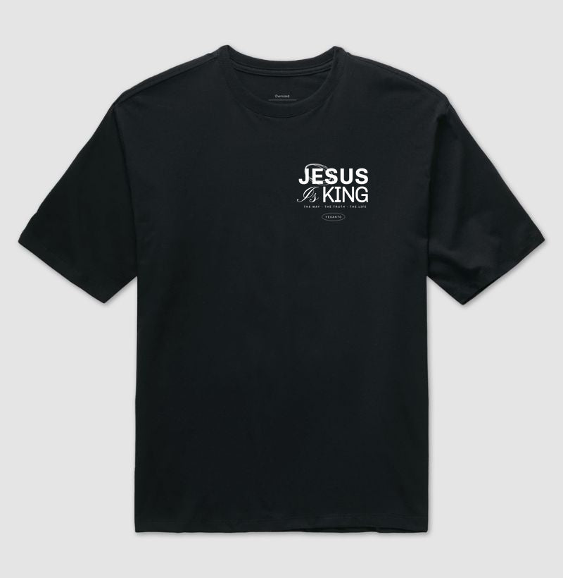 Camiseta oversized Jesus is King