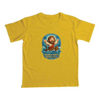 Camiseta infantil O Vento Obedece