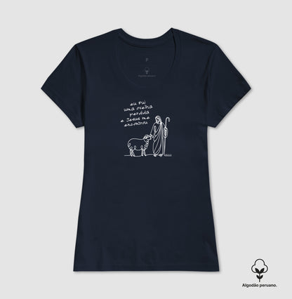 Camiseta algodão peruano Ovelha Encontrada