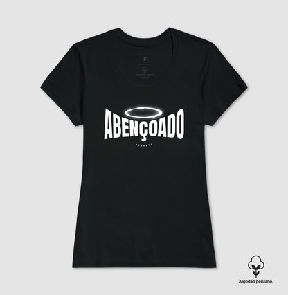 Camiseta algodão peruano Abençoado