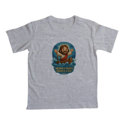 Camiseta infantil O Vento Obedece