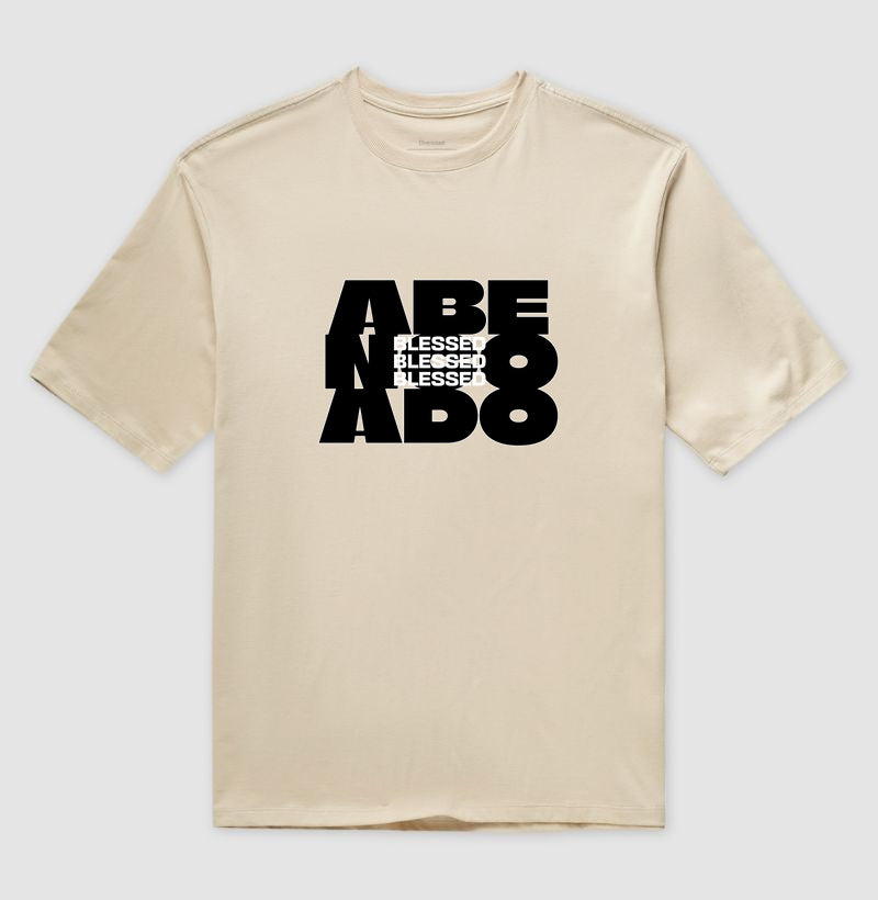Camiseta oversized Blessed