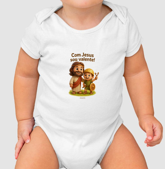 Body infantil Sou valente