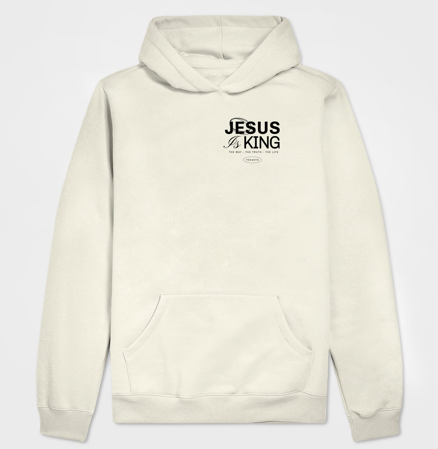 Moletom com capuz Jesus is King