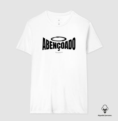 Camiseta algodão peruano Abençoado