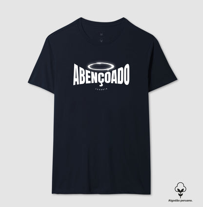 Camiseta algodão peruano Abençoado
