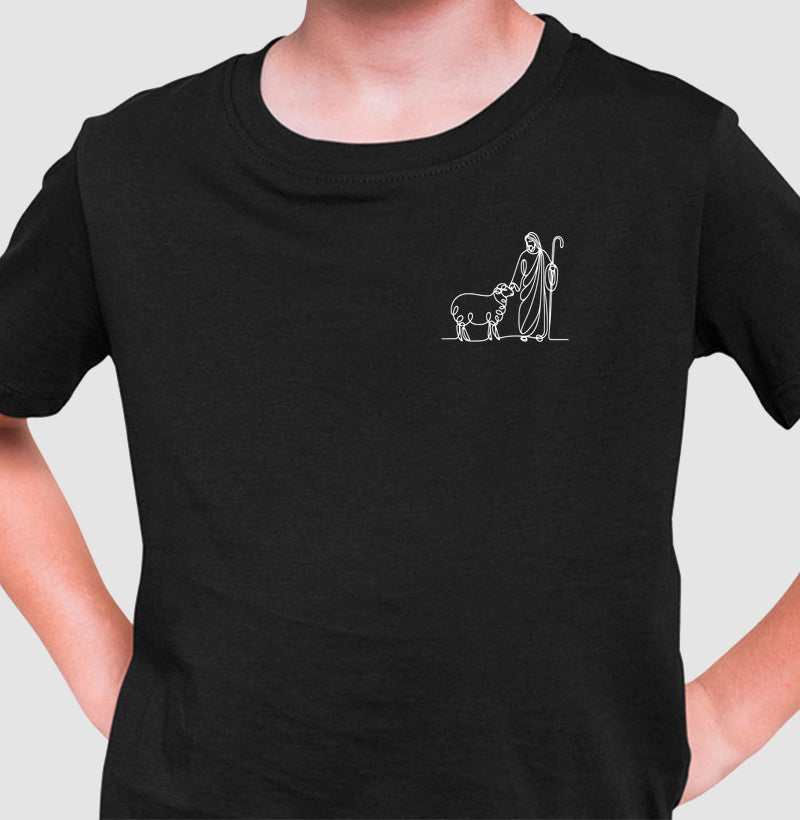 Camiseta Infantil Ovelha e Pastor