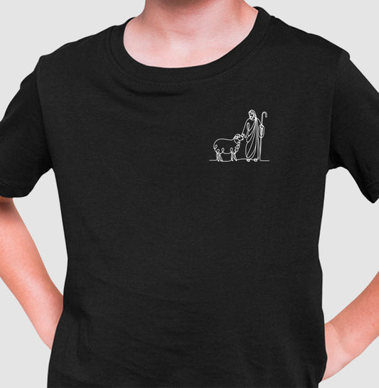 Camiseta Infantil Ovelha e Pastor