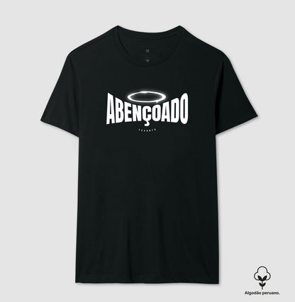 Camiseta algodão peruano Abençoado