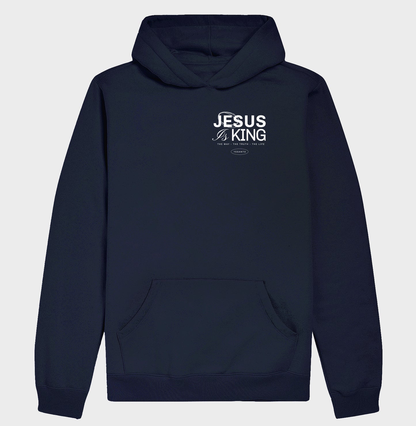 Moletom com capuz Jesus is King