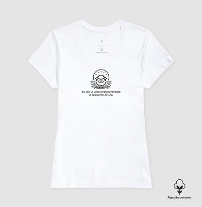 Camiseta algodão peruano Ovelha de Jesus