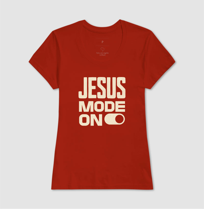 Camiseta Jesus Mode On