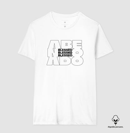 Camiseta algodão peruano Blessed