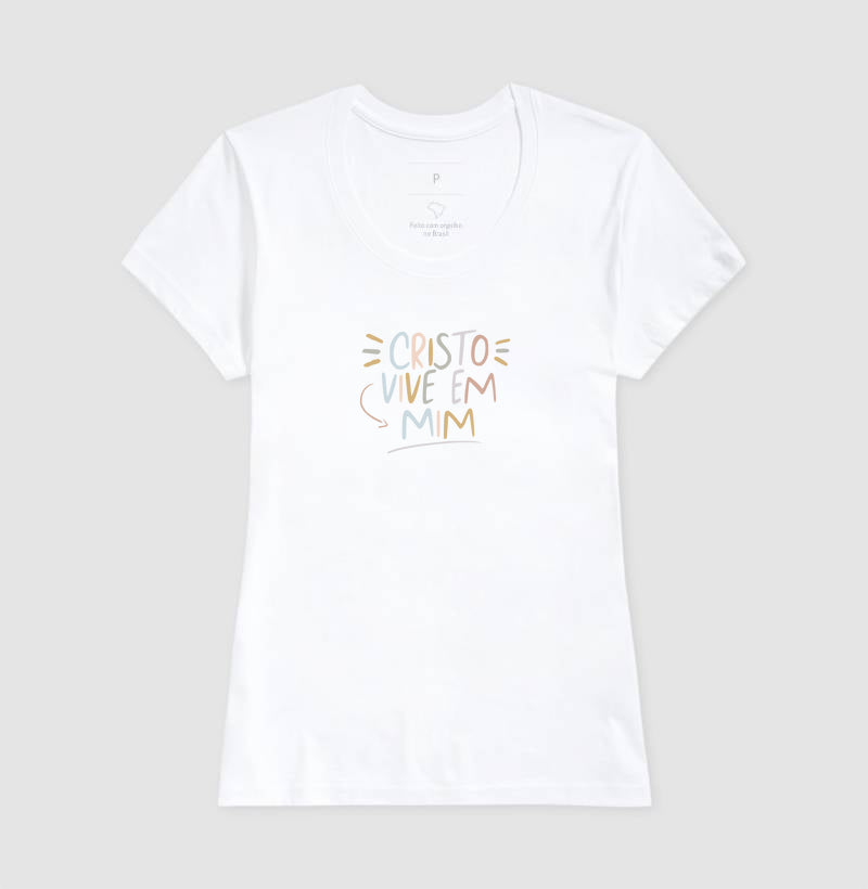 Camiseta Cristo Vive em Mim