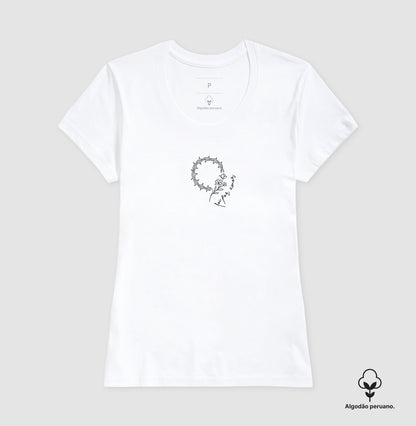 Camiseta algodão peruano Foi por Amor