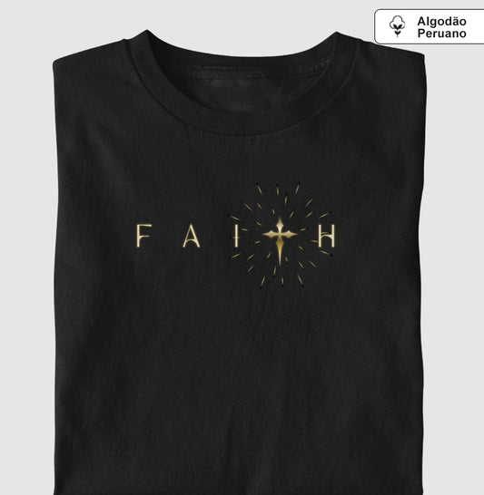 Camiseta algodão peruano Faith