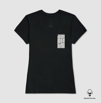 Camiseta algodão peruano Jesus Meu Salvador
