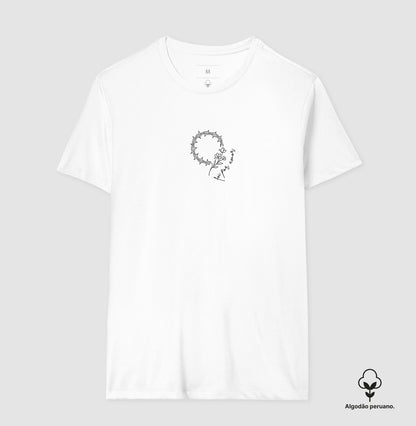 Camiseta algodão peruano Foi por Amor