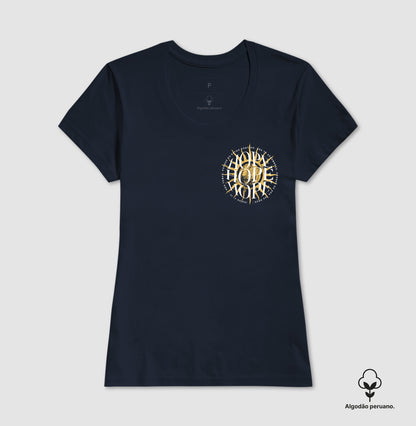 Camiseta algodão peruano Hope