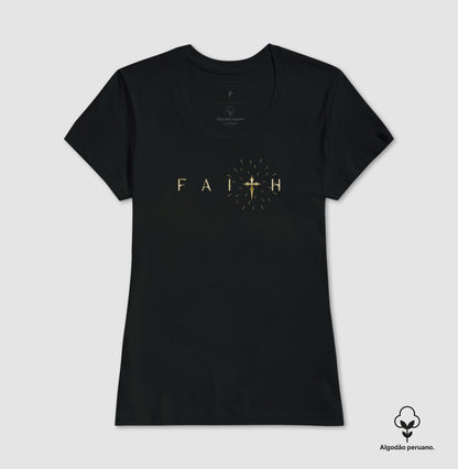 Camiseta algodão peruano Faith