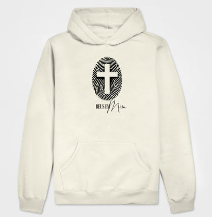 Moletom com capuz Deus em Mim