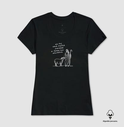 Camiseta algodão peruano Ovelha Encontrada