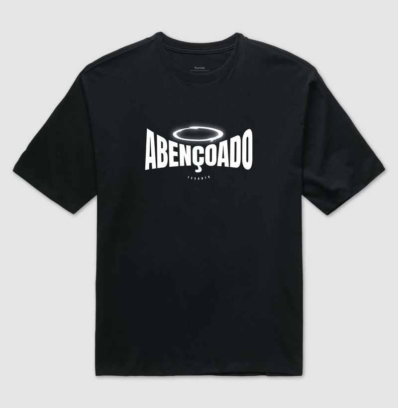 Camiseta Oversized Abençoado