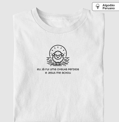 Camiseta algodão peruano Ovelha de Jesus