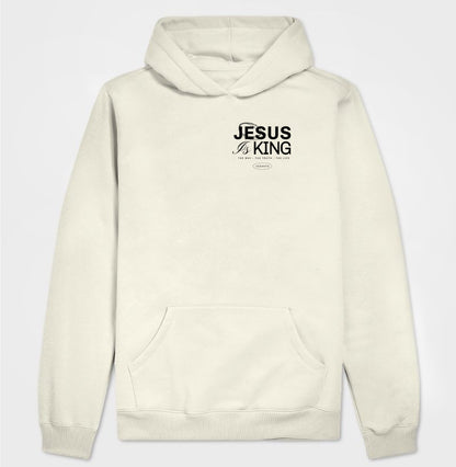 Moletom com capuz Jesus is King