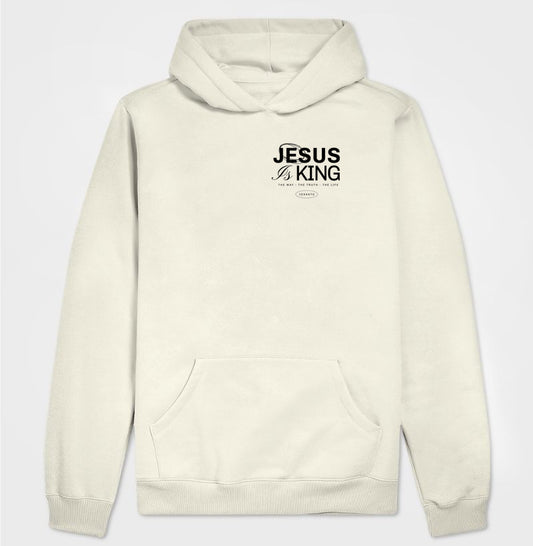 Moletom com capuz Jesus is King