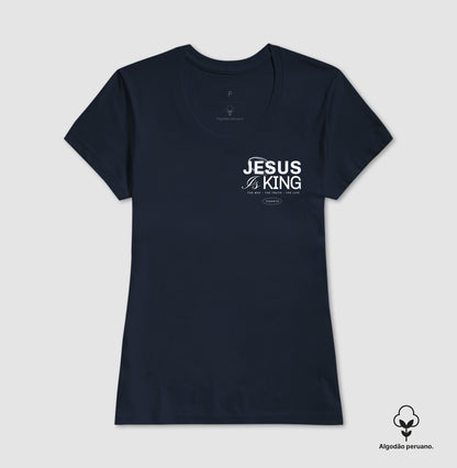 Camiseta algodão peruano Jesus is King