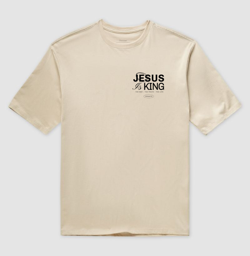 Camiseta oversized Jesus is King